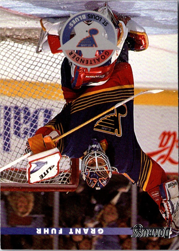 1990 Panini Team Stickers Edmonton Oilers Grant Fuhr #H