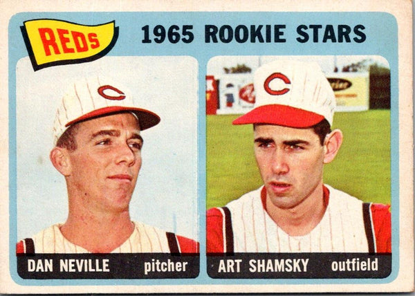 1965 Topps Dan Neville/Art Shamsky #398 Rookie EX