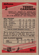 1989 Topps Terry Carkner