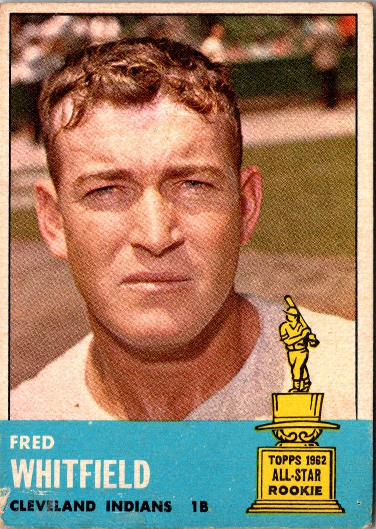 1963 Topps Fred Whitfield