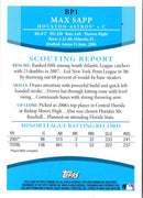 2008 Bowman Prospects Max Sapp