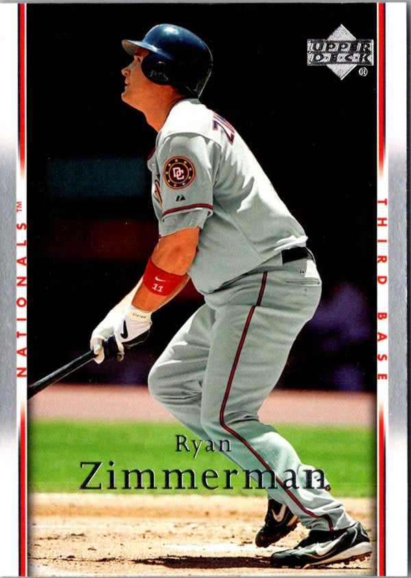 2007 Upper Deck Ryan Zimmerman #1015