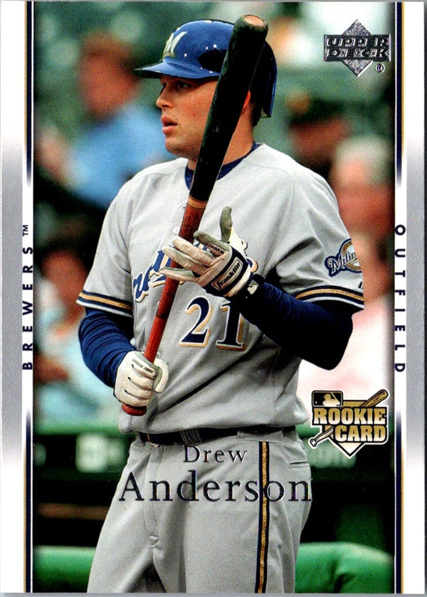 2007 Upper Deck Drew Anderson #24 Rookie