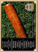 2000 Upper Deck Hitter's Club Memorabilia Sweepstakes Entry Cards Babe Ruth-Final Appearance Bat Entry Card
