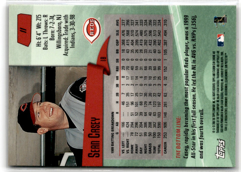 2002 Topps Opening Day Sean Casey