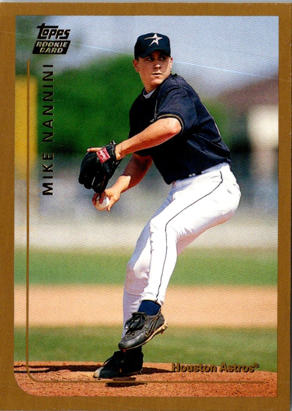 1999 Topps Traded Rookies Mike Nannini #T6
