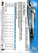 2018 Topps Julio Teheran