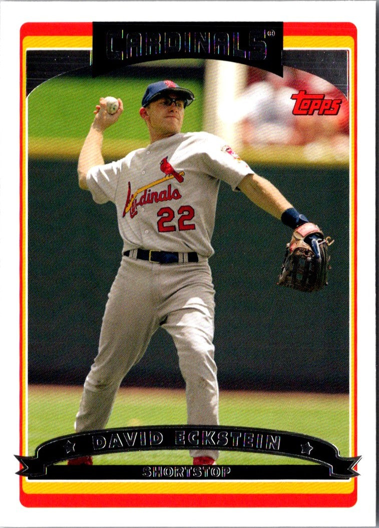 2006 Topps St. Louis Cardinals David Eckstein
