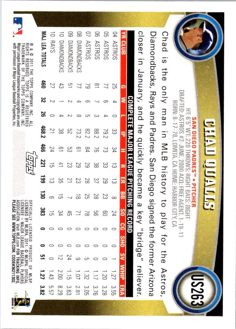 2011 Topps Update Chad Qualls