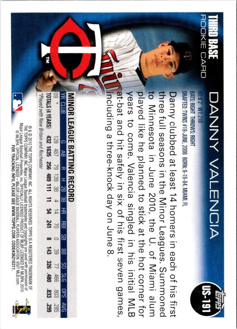 2010 Topps Update Danny Valencia