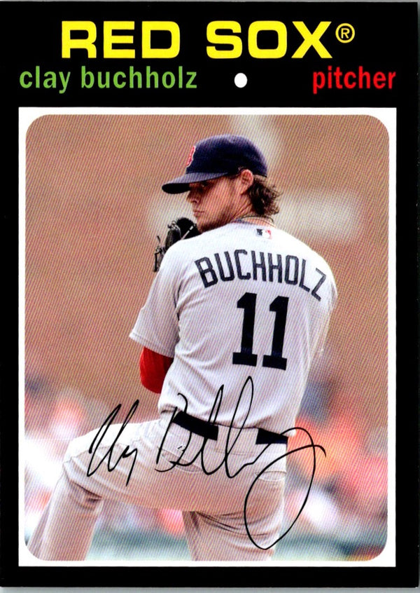 2012 Topps Gold Rush Wrapper Redemption (Series 2) Clay Buchholz #87