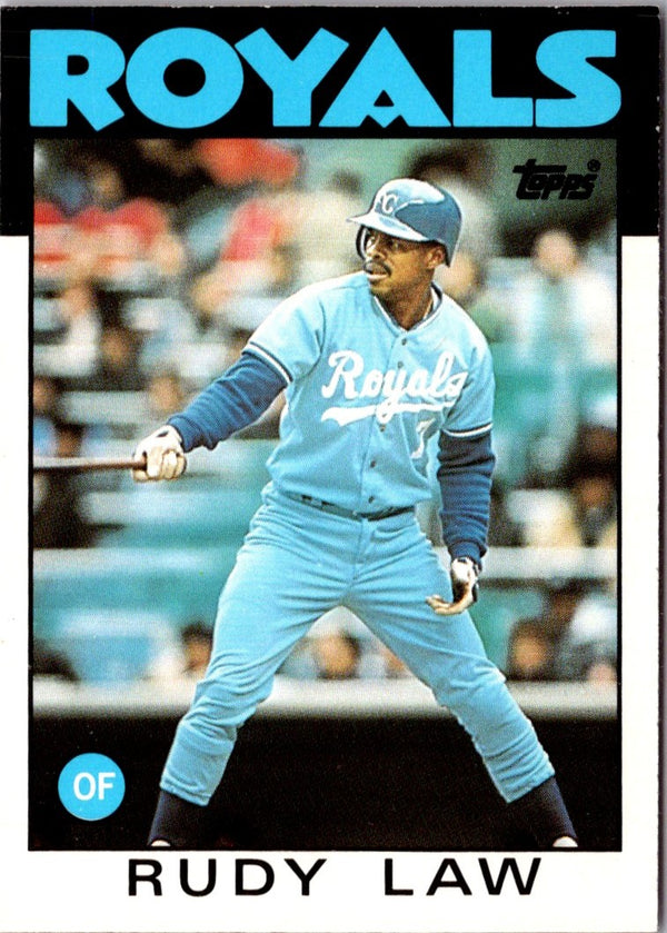 1986 Topps Traded Rudy Law #62T