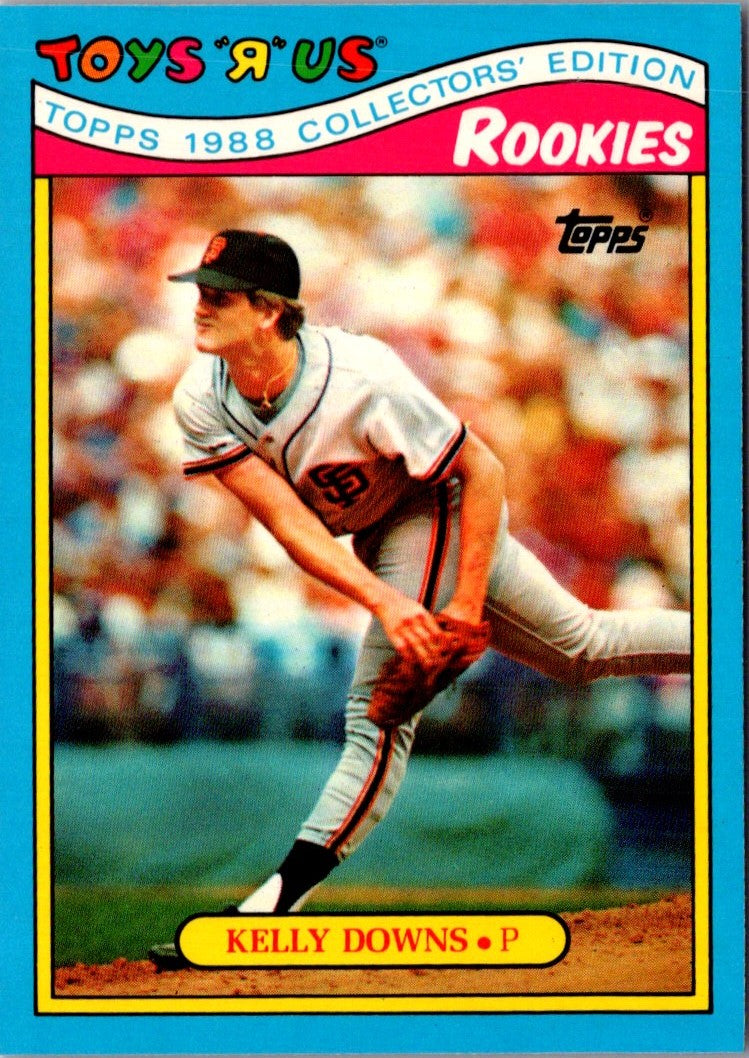 1988 Topps Toys'R'Us Rookies Kelly Downs