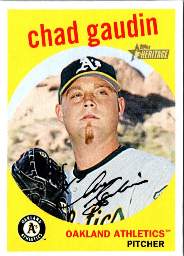 2008 Topps Heritage Chad Gaudin #401
