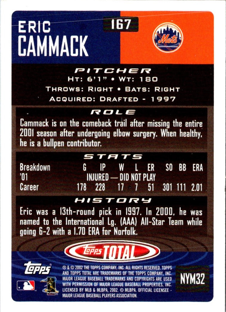 2002 Topps Total Eric Cammack