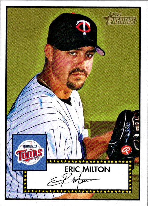 2001 Topps Heritage Eric Milton #138
