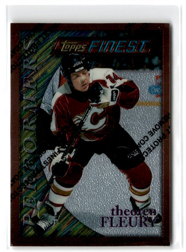1995 Topps Marquee Men Power Boosters Theoren Fleury #382