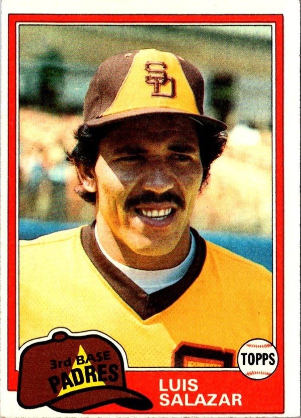 1981 Topps Luis Salazar #309 Rookie