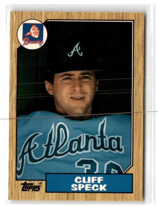 1987 Topps Tiffany Cliff Speck #269 Rookie