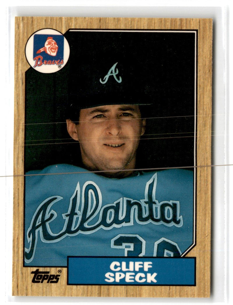 1987 Topps Tiffany Cliff Speck