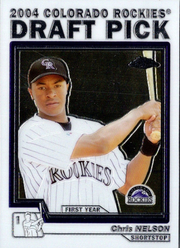 2004 Topps Traded & Rookies Chris Nelson #T83 Rookie