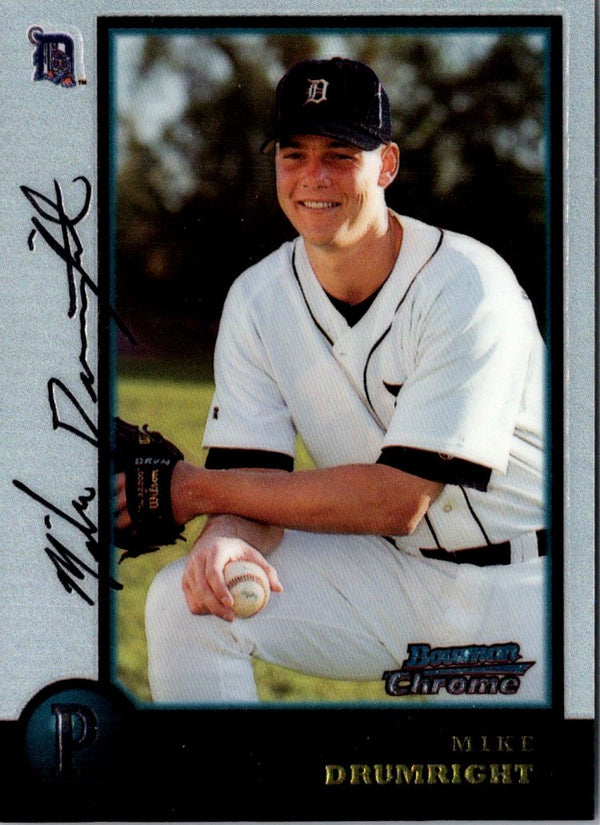 1998 Bowman Chrome Refractors Mike Drumright #186