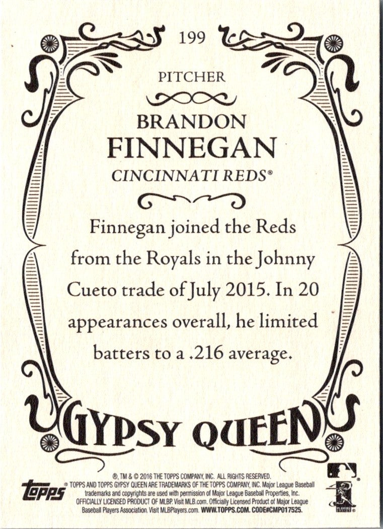 2016 Topps Gypsy Queen Brandon Finnegan