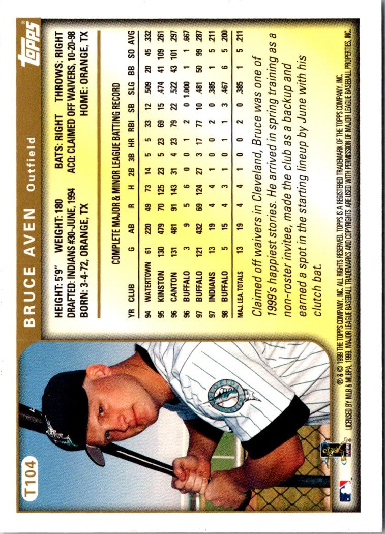 1999 Topps Traded Rookies Bruce Aven
