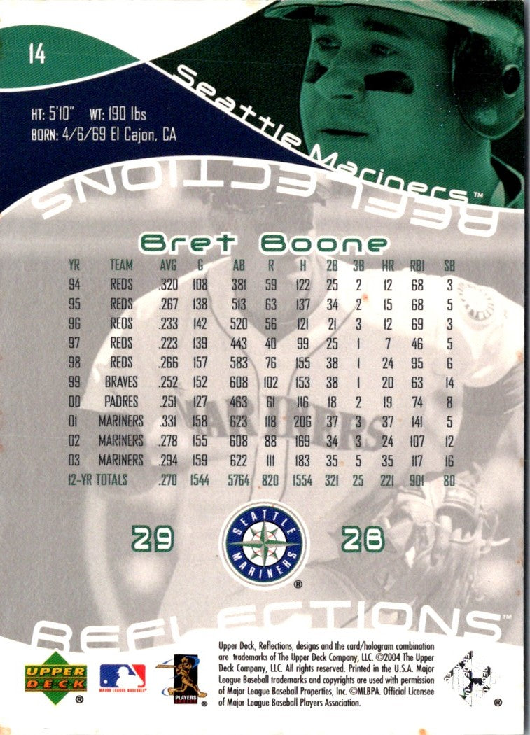 2002 Upper Deck Diamond Connection Bret Boone