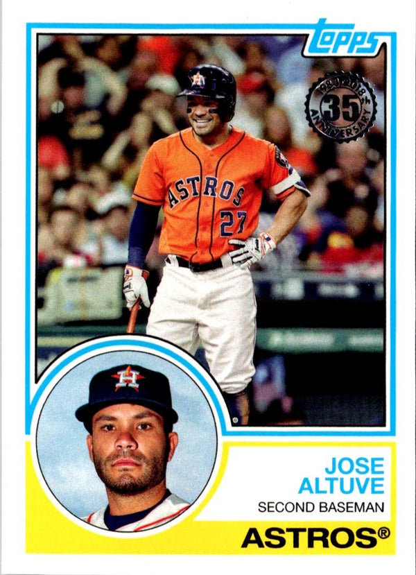 2018 Topps 1983 Baseball Jose Altuve #83-31