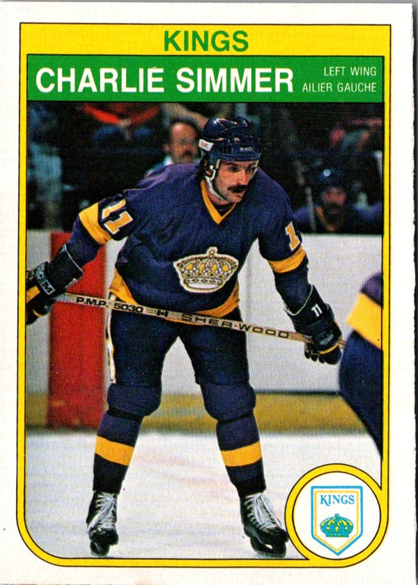 1982 O-Pee-Chee Charlie Simmer #159