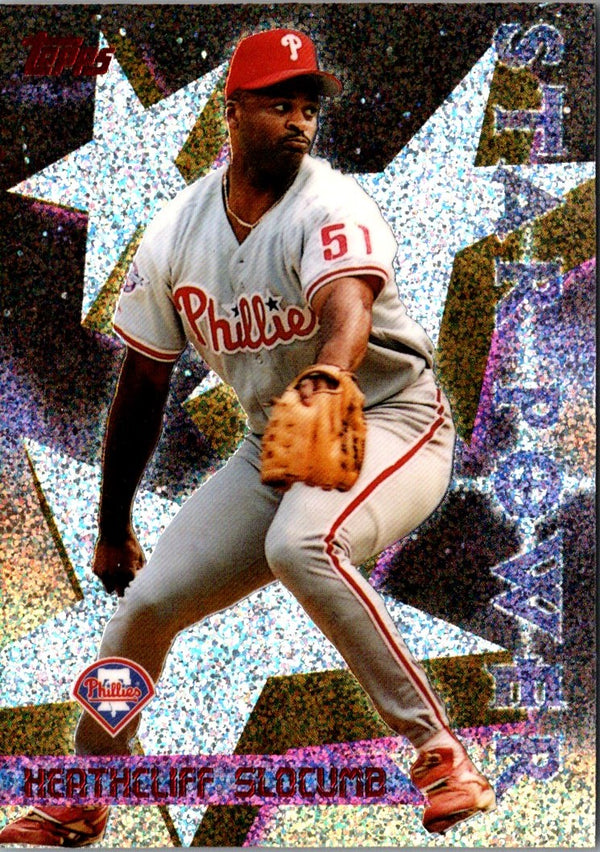 1996 Topps Power Boosters Heathcliff Slocumb #11