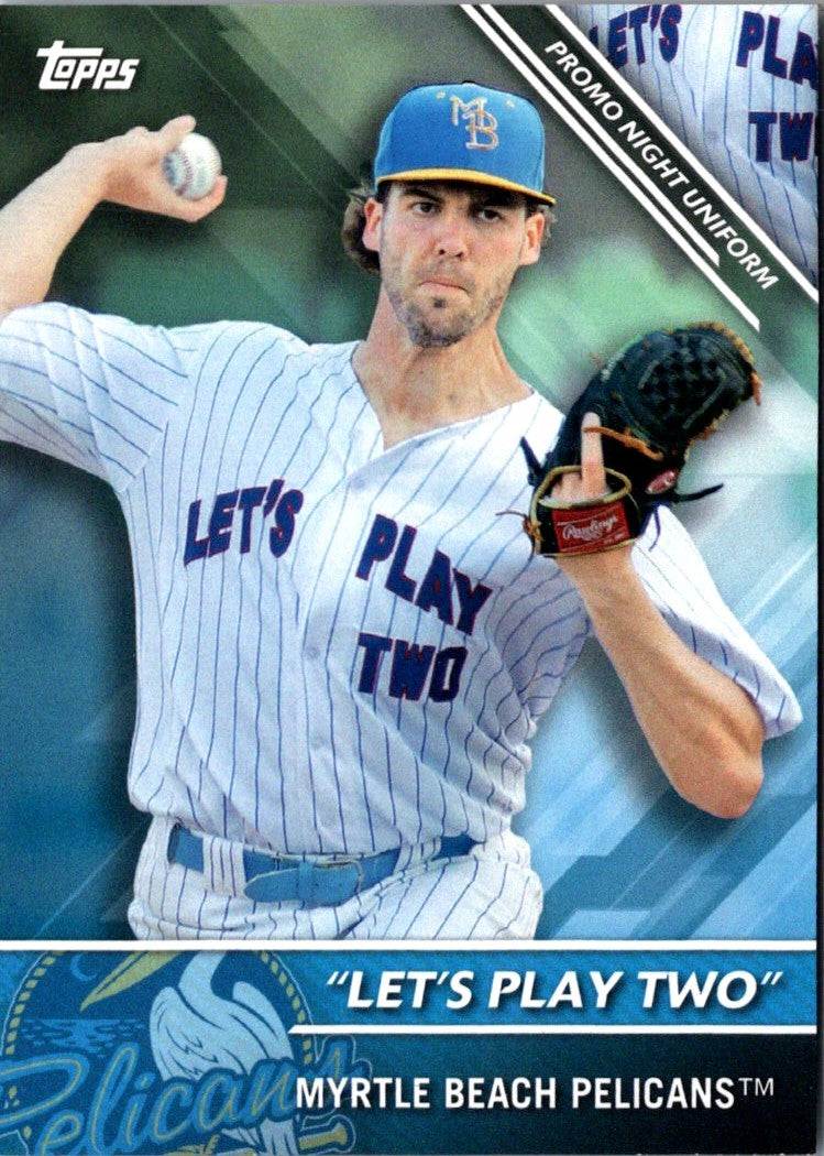 2016 Topps Pro Debut Promo Night Uniforms Let's Play Two
