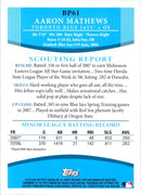 2008 Bowman Prospects Aaron Mathews