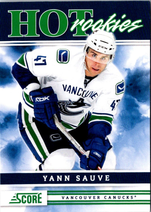 2011 Score Yann Sauve #534 Rookie