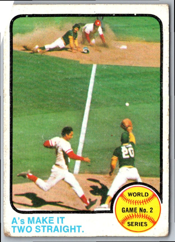 1973 Topps A's Make It Two Straight #204