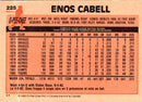 1983 O-Pee-Chee Enos Cabell