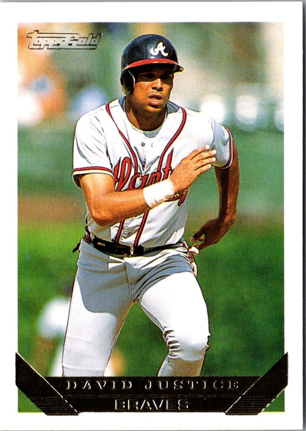 1993 Topps Gold David Justice #170