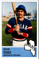 1983 Fritsch Waterloo Indians Eddie Diaz
