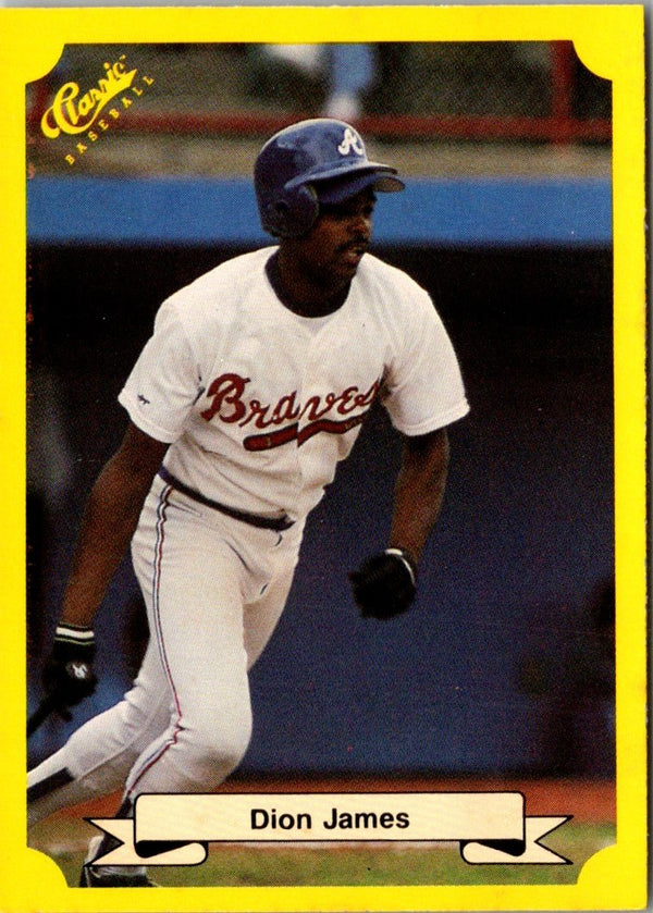 1987 Classic Update Yellow Dion James #144