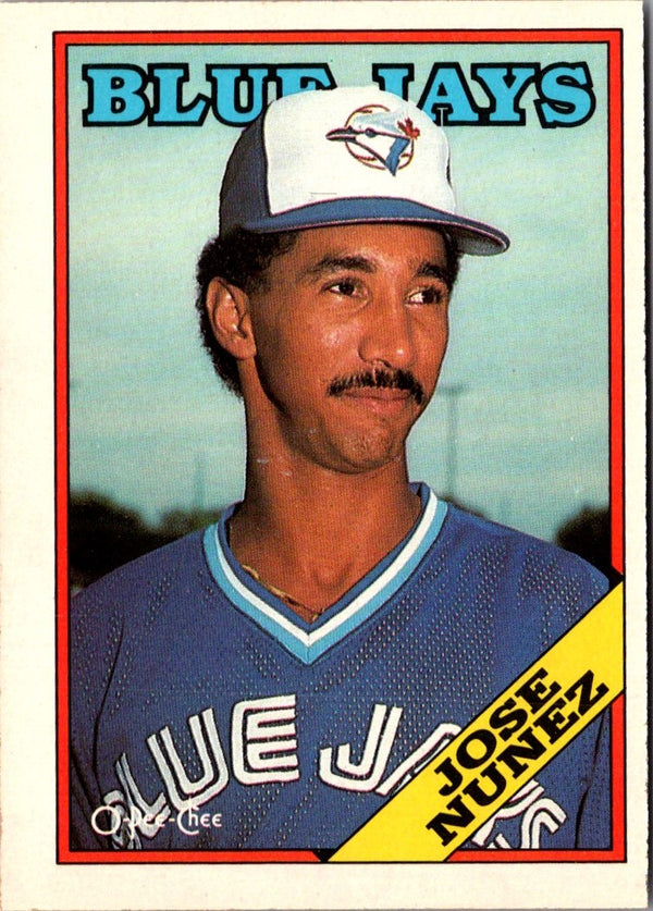 1988 Topps Jose Nunez #28