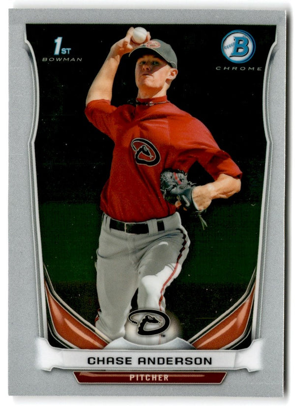 2014 Bowman Chrome Prospects Chase Anderson #BCP62