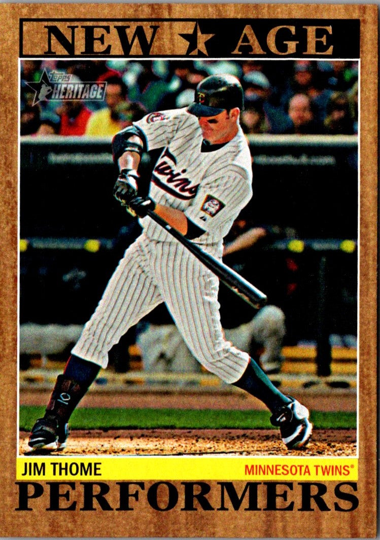 2011 Topps Heritage New Age Performers Jim Thome