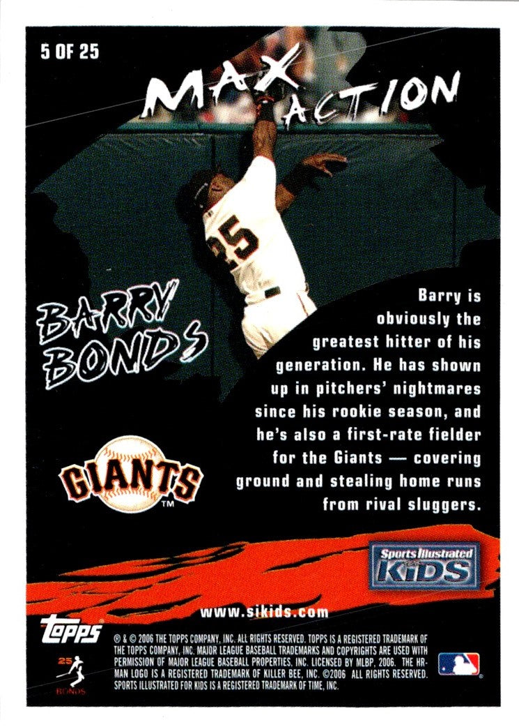 2006 Topps Barry Bonds