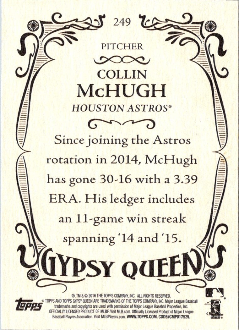2016 Topps Gypsy Queen Collin McHugh
