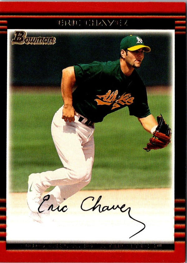 2002 Bowman Eric Chavez #30