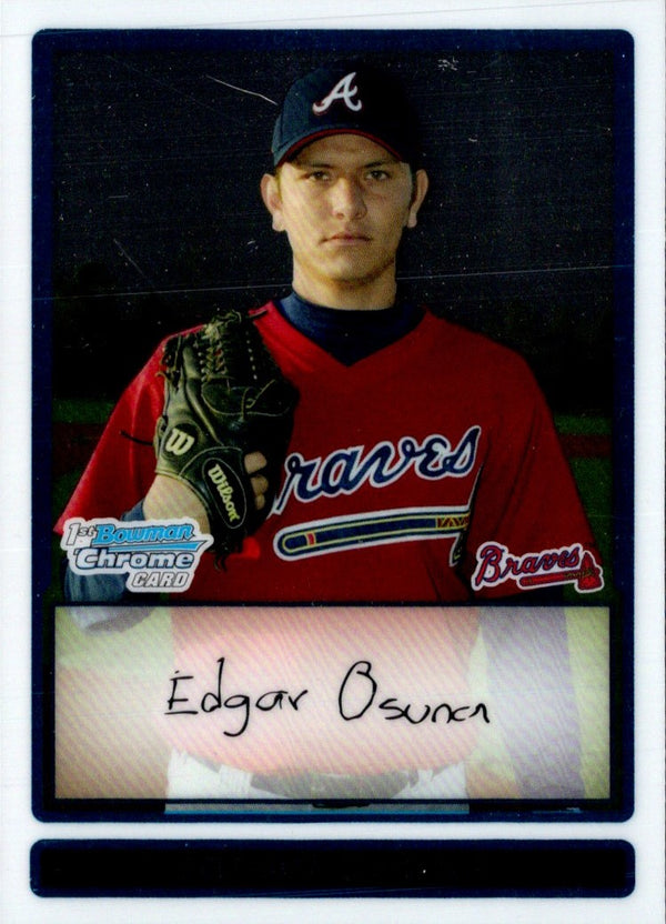 2009 Bowman Chrome Prospects Edgar Osuna #BCP33