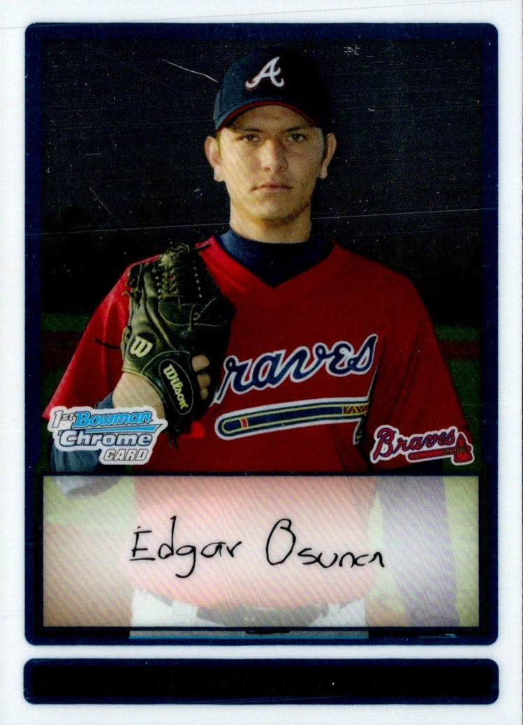 2009 Bowman Chrome Prospects Edgar Osuna
