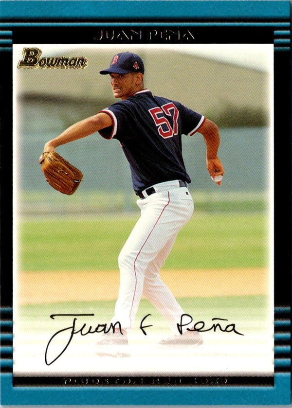 2002 Bowman Juan Pena #114