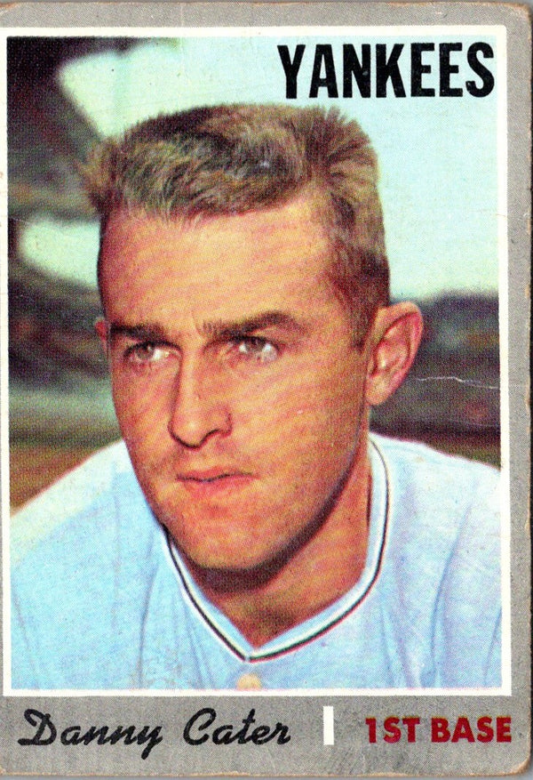 1970 Topps Danny Cater #437
